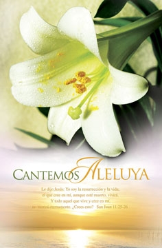 Pkg./100 Spanish Easter-Cantemos Aleluya.  Save 50%.