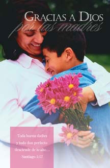 Pkg./100 Spanish Mother's Day Bulletins.  Save 50%.